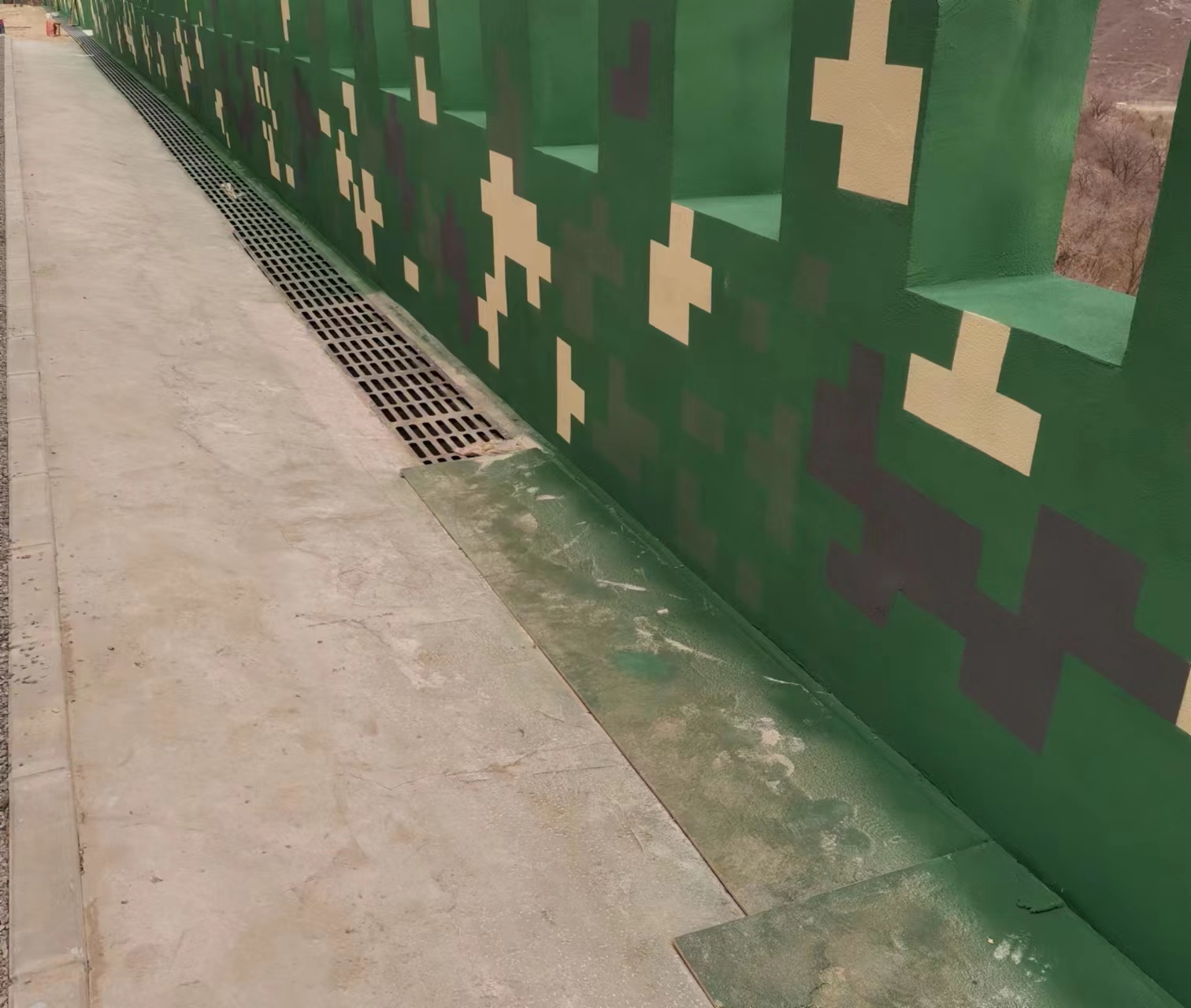 伊春围墙迷彩喷涂,数迷彩漆